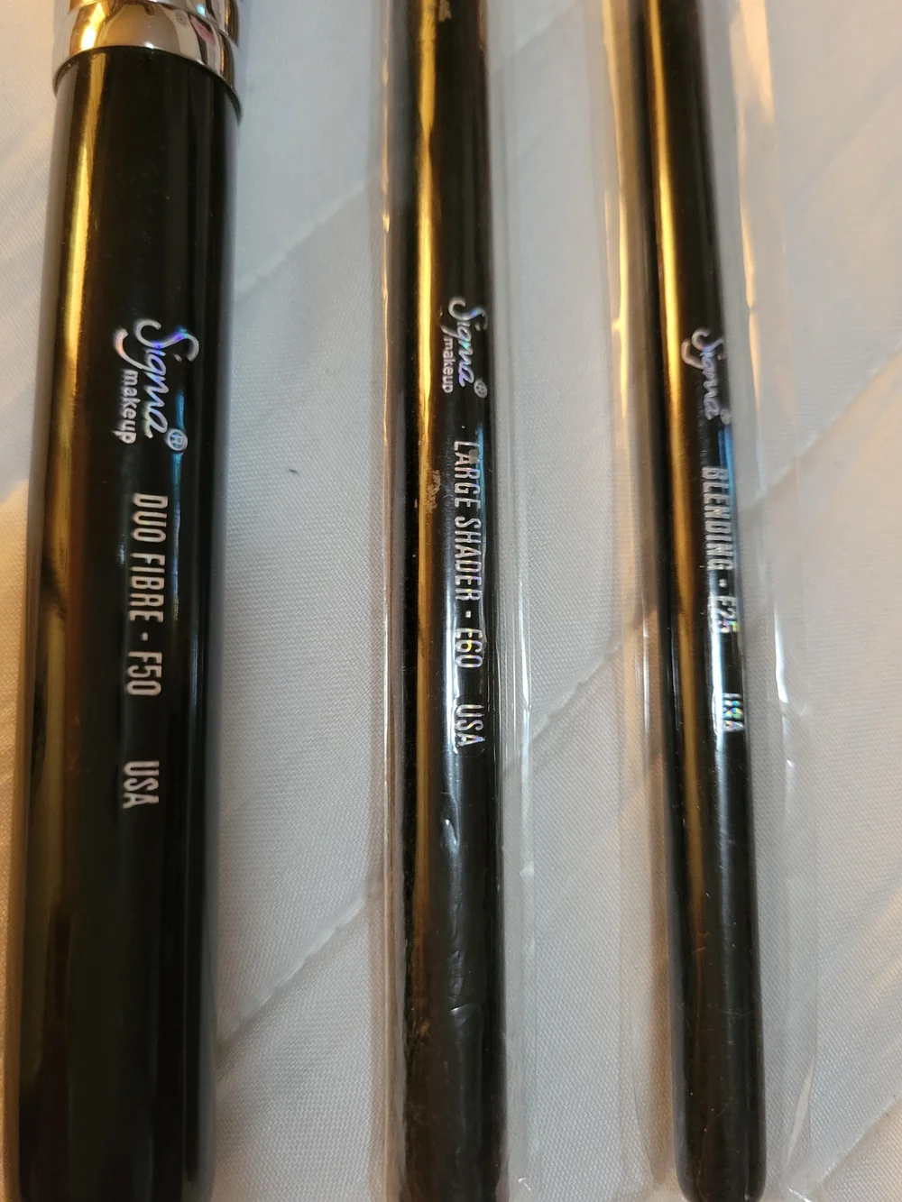 Sigma Makeup Brush Set - Black Handle (3 Pieces)